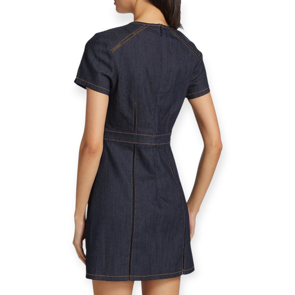 Cinq a Sept  Giana Stretch Denim Minidress Size 4 - Picture 2 of 7